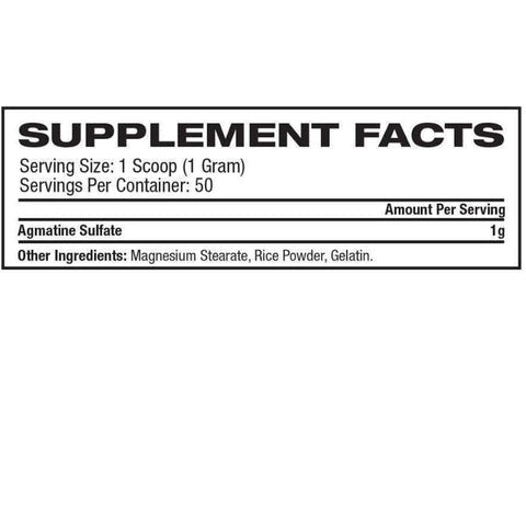 Prime Nutrition Agmatine Nitric Oxide LH+HGH 50 Servings - Galeri