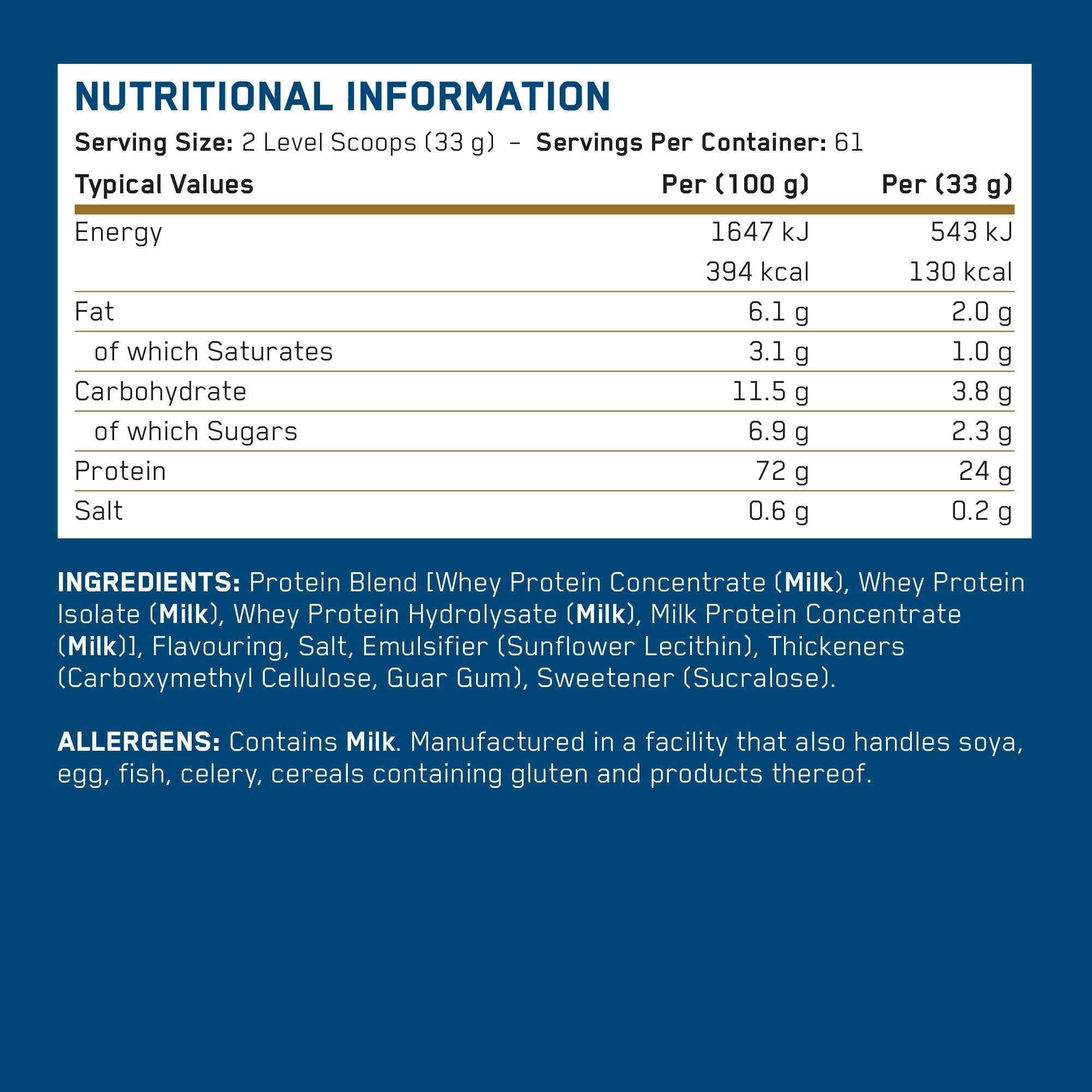 Applied Nutrition Critical Whey Protein Chocolate 2 kg - Galeri