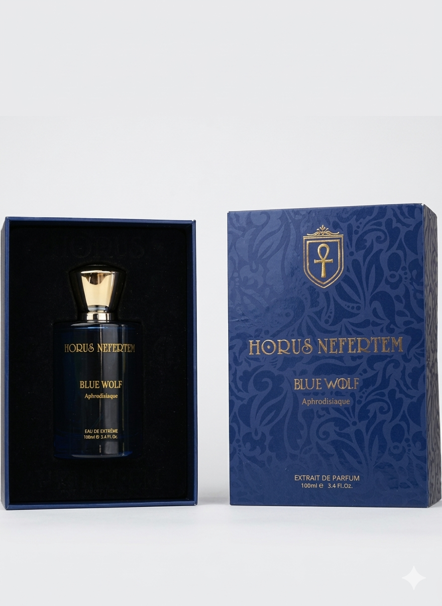 Horus Nefertem Blue Wolf Edp 100 Ml Afrodizyak Etkili Erkek Parfumu