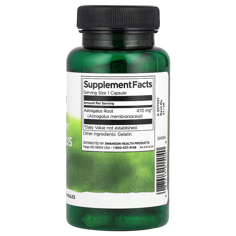 Swanson Astragalus Root 470 mg 100 Caps - Galeri