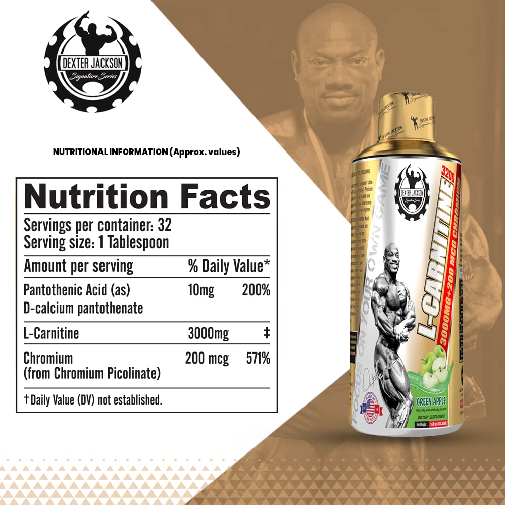 Dexter Jackson Gold Series L-Carnitine Fat Burner 3200  - 50 SERVİS - Galeri