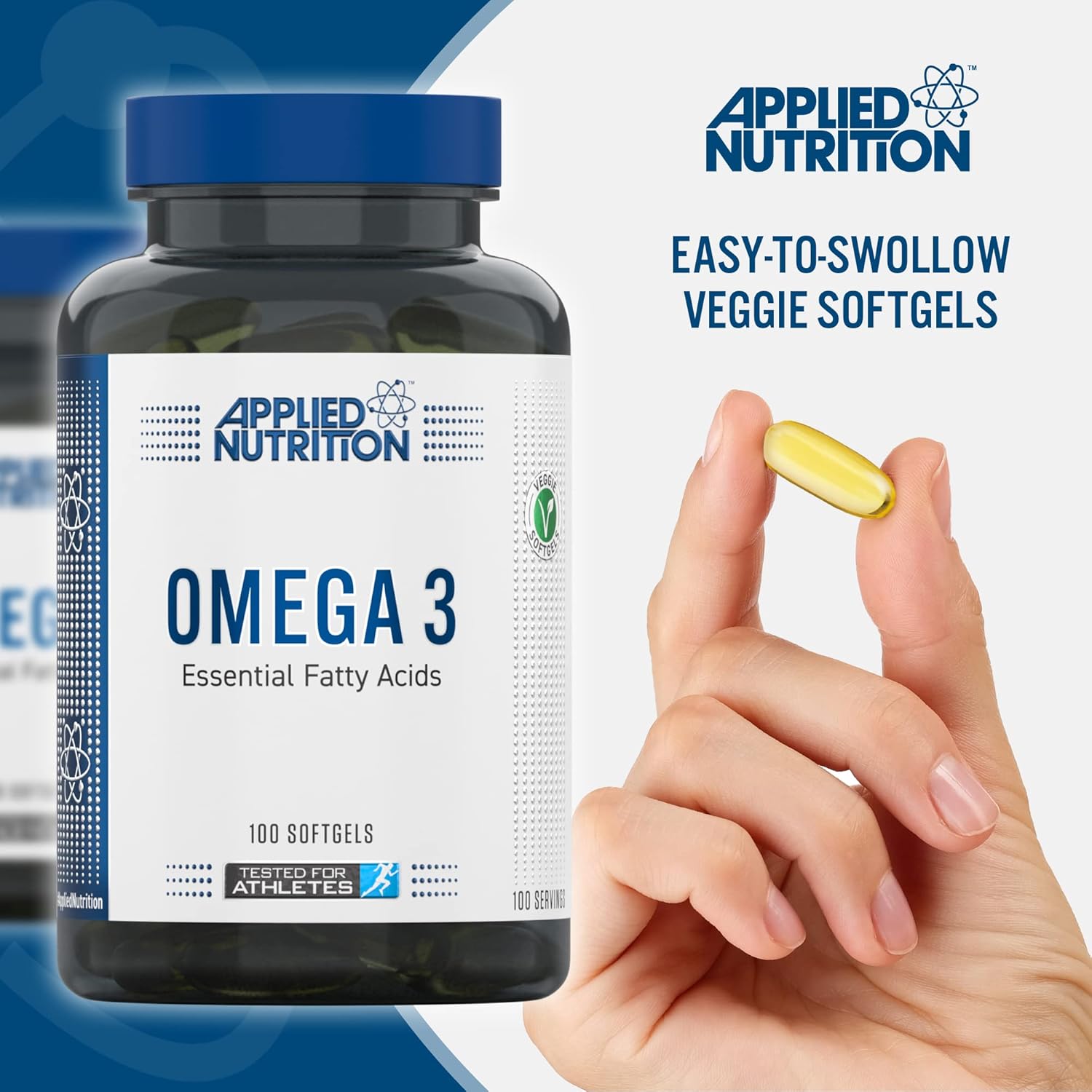 Applied Nutrition Omega 3(Balık yağı) DHA+EPA 100 Softgels - Galeri