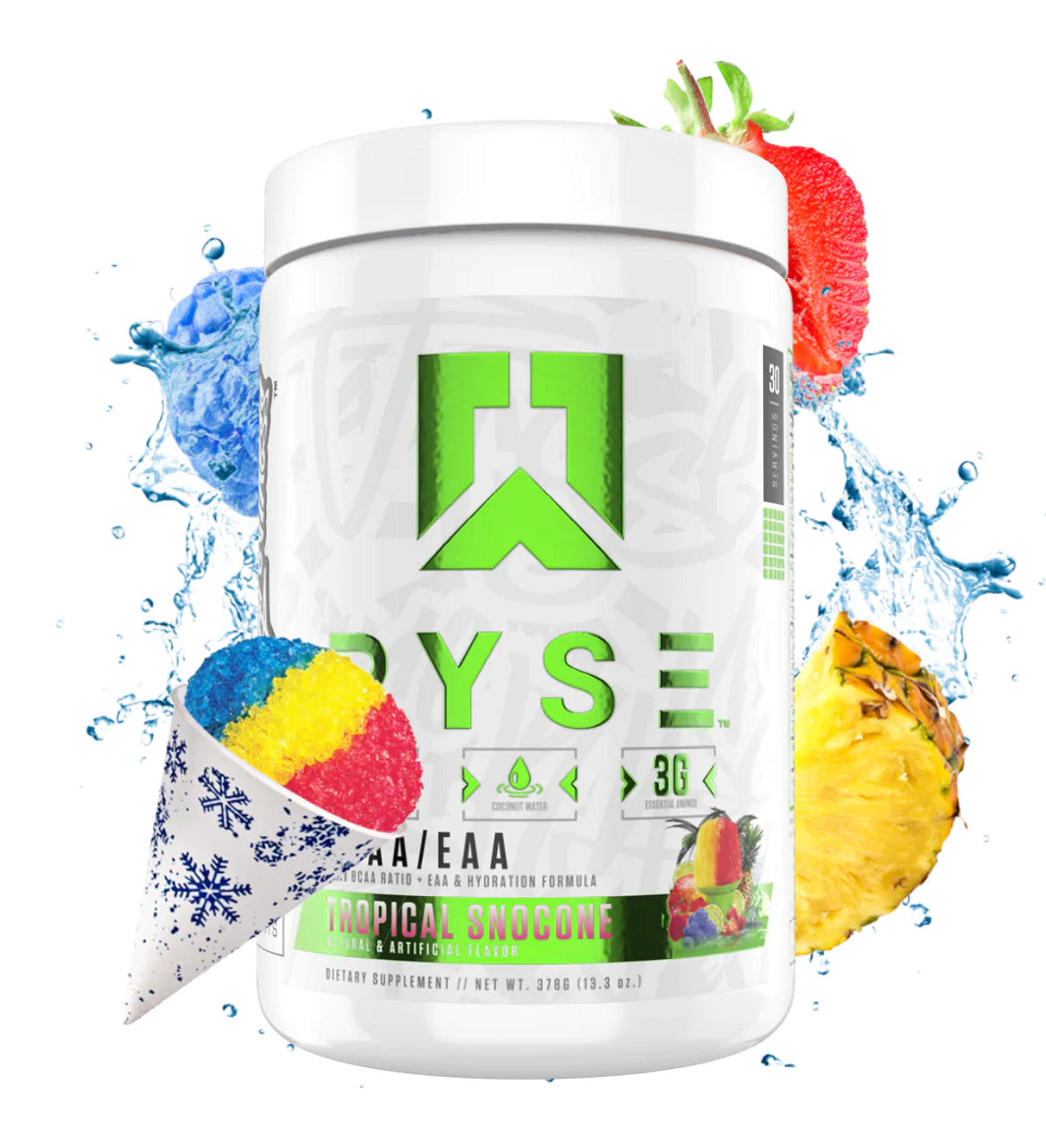 RYSE Nutrition BCAA + EAA Complex Amino 30 Servis - Galeri