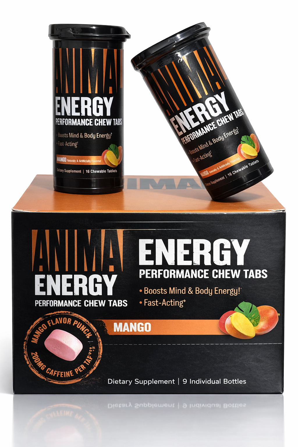 Universal Nutrition Animal Energy Preworkout Boosts Mind 16 Chews x 9 bottle - Galeri