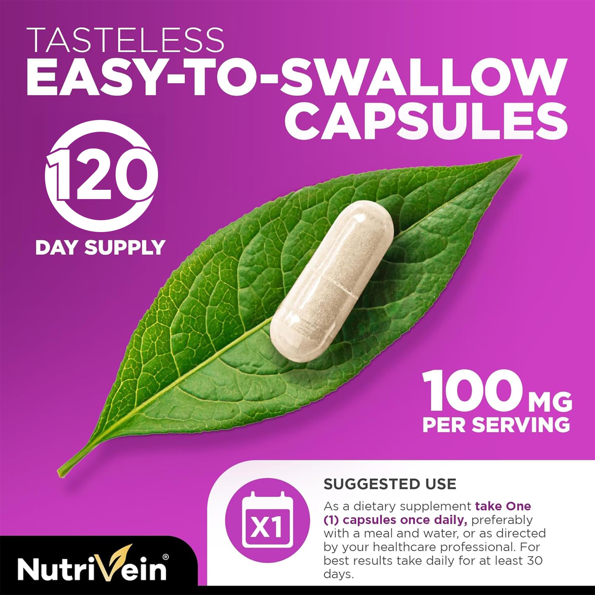 Nutrivein Zinc(Çinko) Picolinate 100 mg - 120 Caps - Galeri