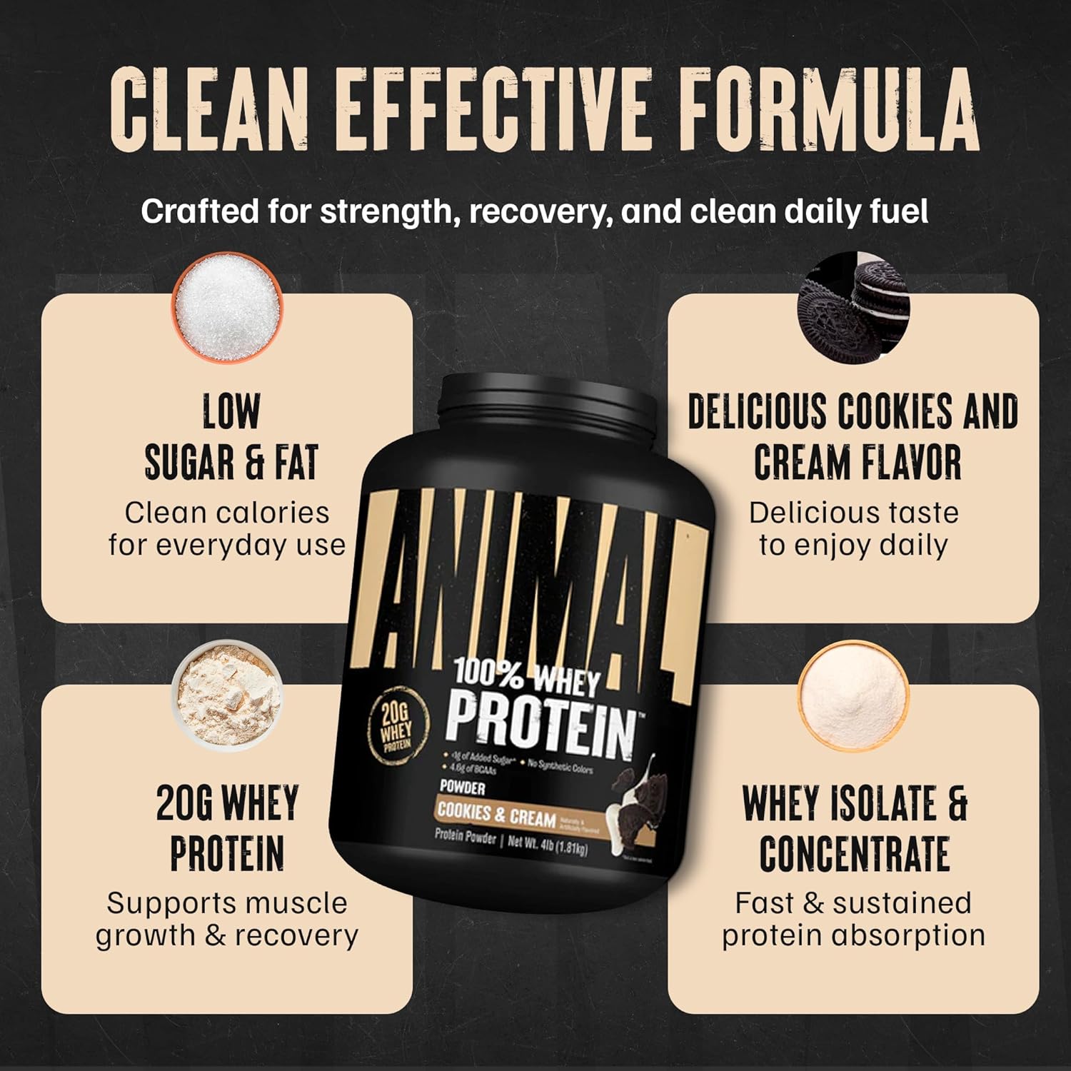 Universal Animal 100% Whey Protein 1,8 Kg - Galeri
