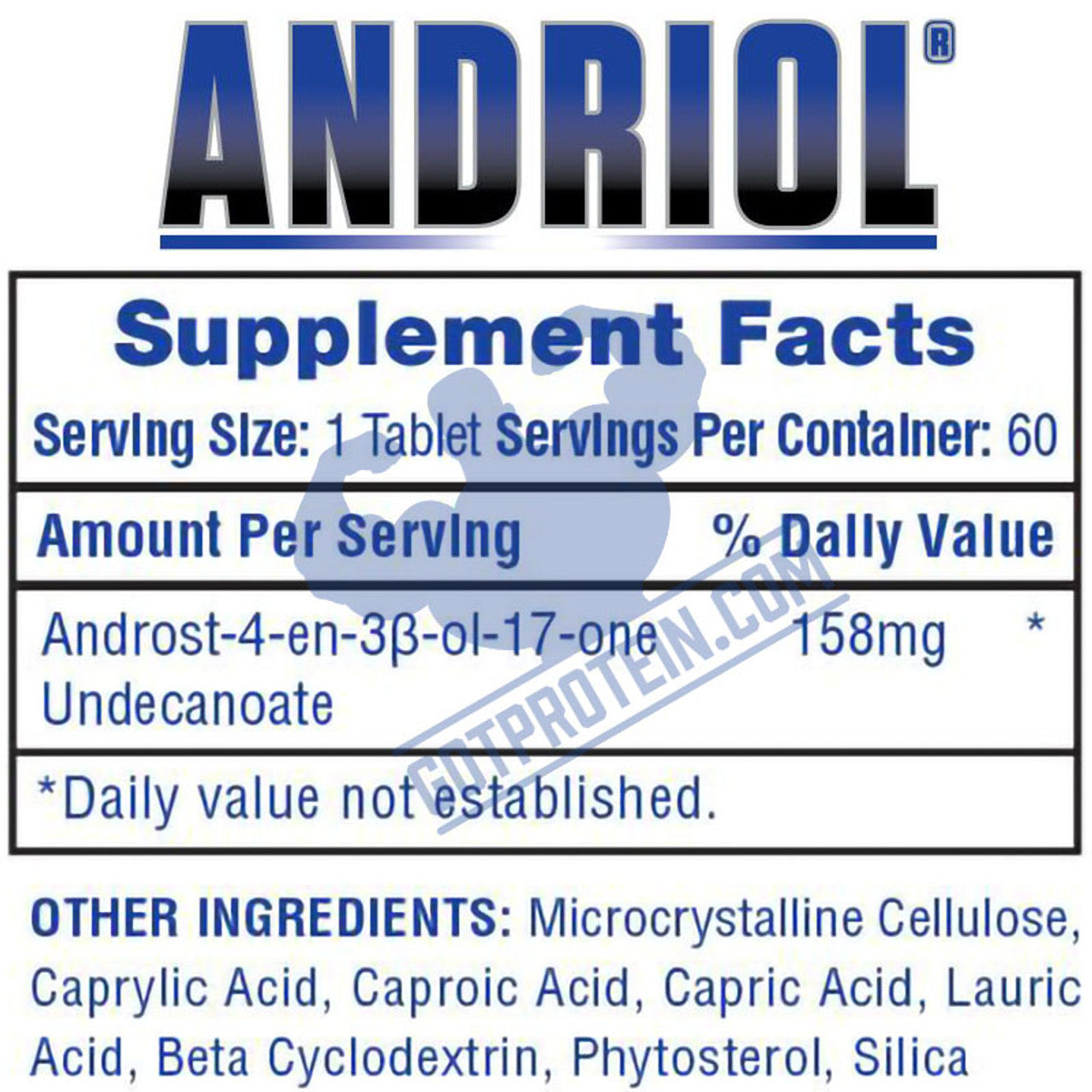 Hitech Andriol 60 Tablet - Galeri