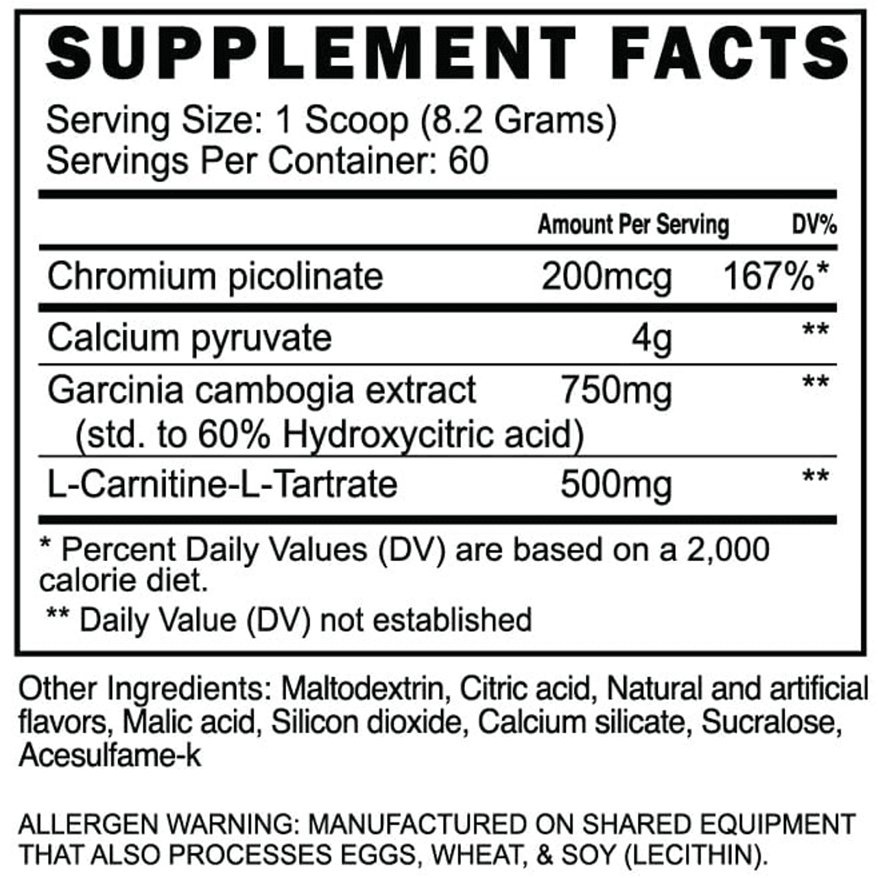 BlackStone FLA-2 Non Stimulant Weight Appetite Control Garcinia Cambogia+L Carnitine Fat Burner - Galeri