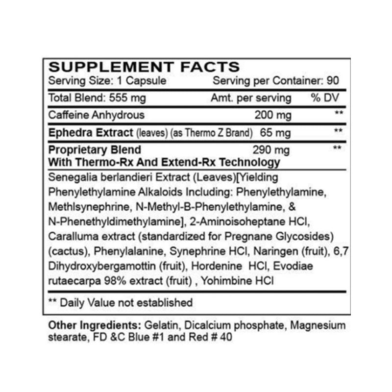 Innovative Labs Black Mamba Hyperrush Fat Burner 90 Capsul USA - Galeri