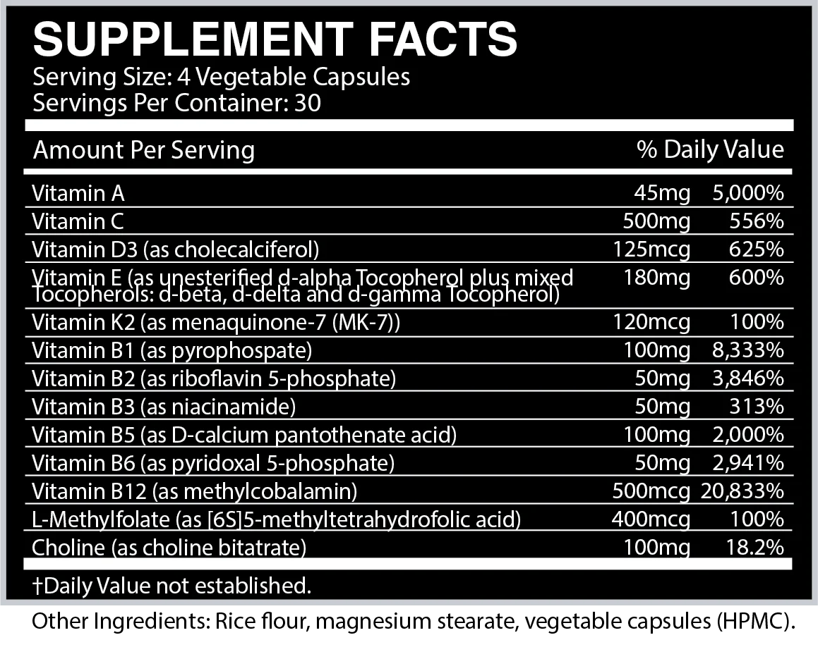 Centurion Labz Vitality Vitamin Complex 120 Vegan Kapsül - Galeri