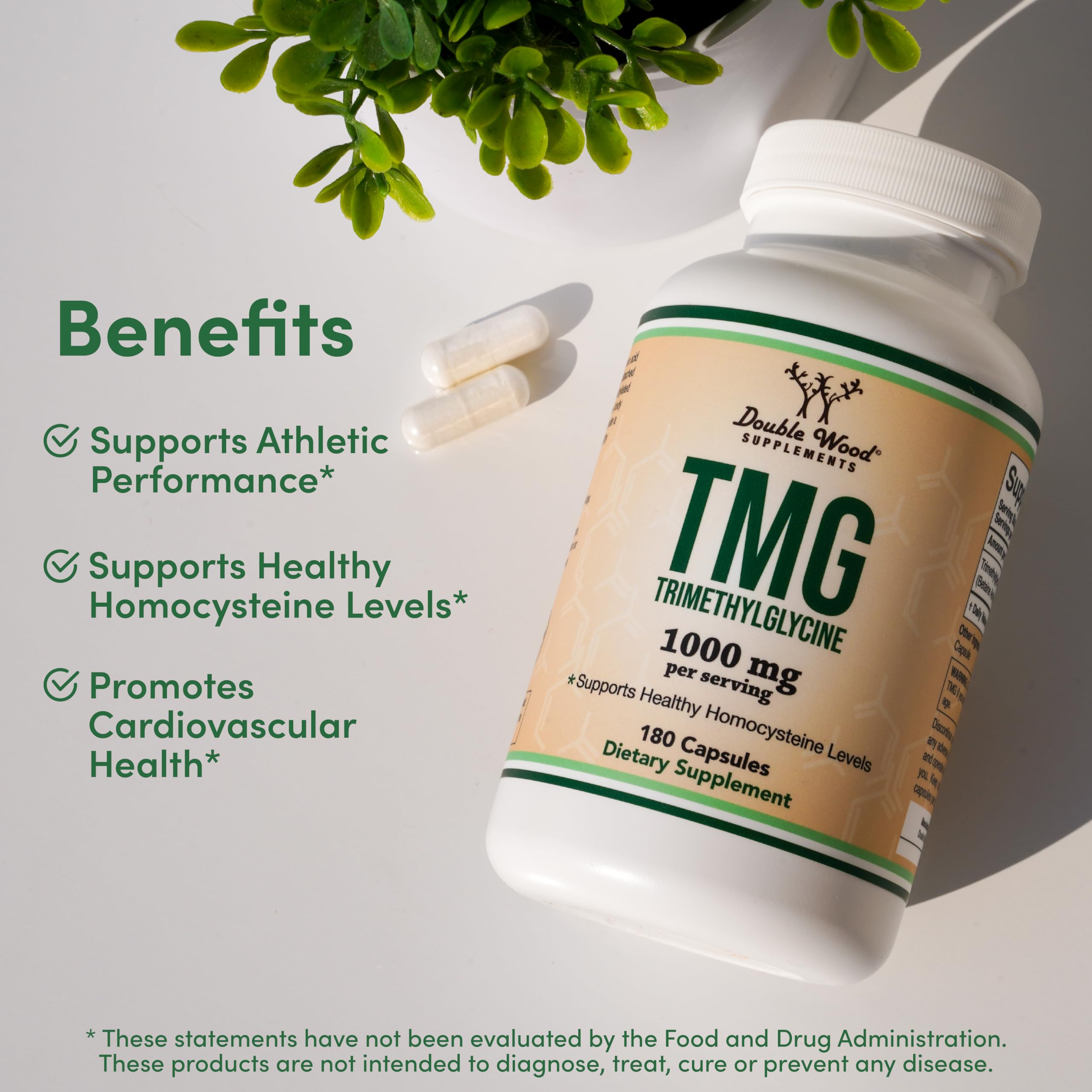 DOUBLE WOOD Tmg Trimethylglycine 1000mg 180 Capsul - Galeri