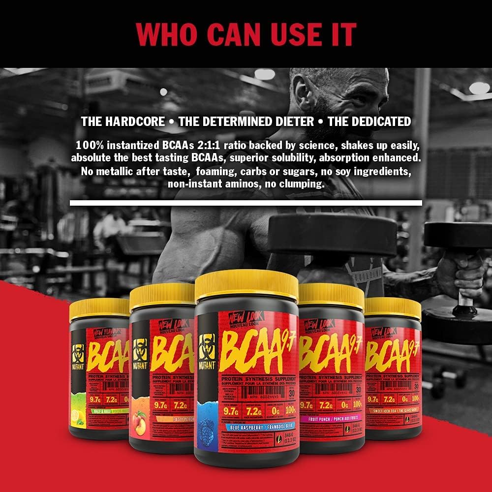 MUTANT BCAA 9.7 Micronized Amino Acid and Electrolyte Support Stack | 1044g / 90 Servis - Galeri
