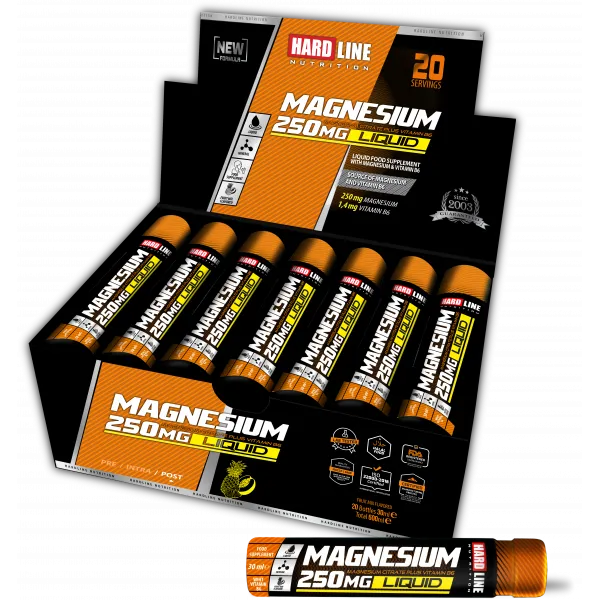 Hardline Magnesium Liquid 250 Mg 30mL 20 Adet
