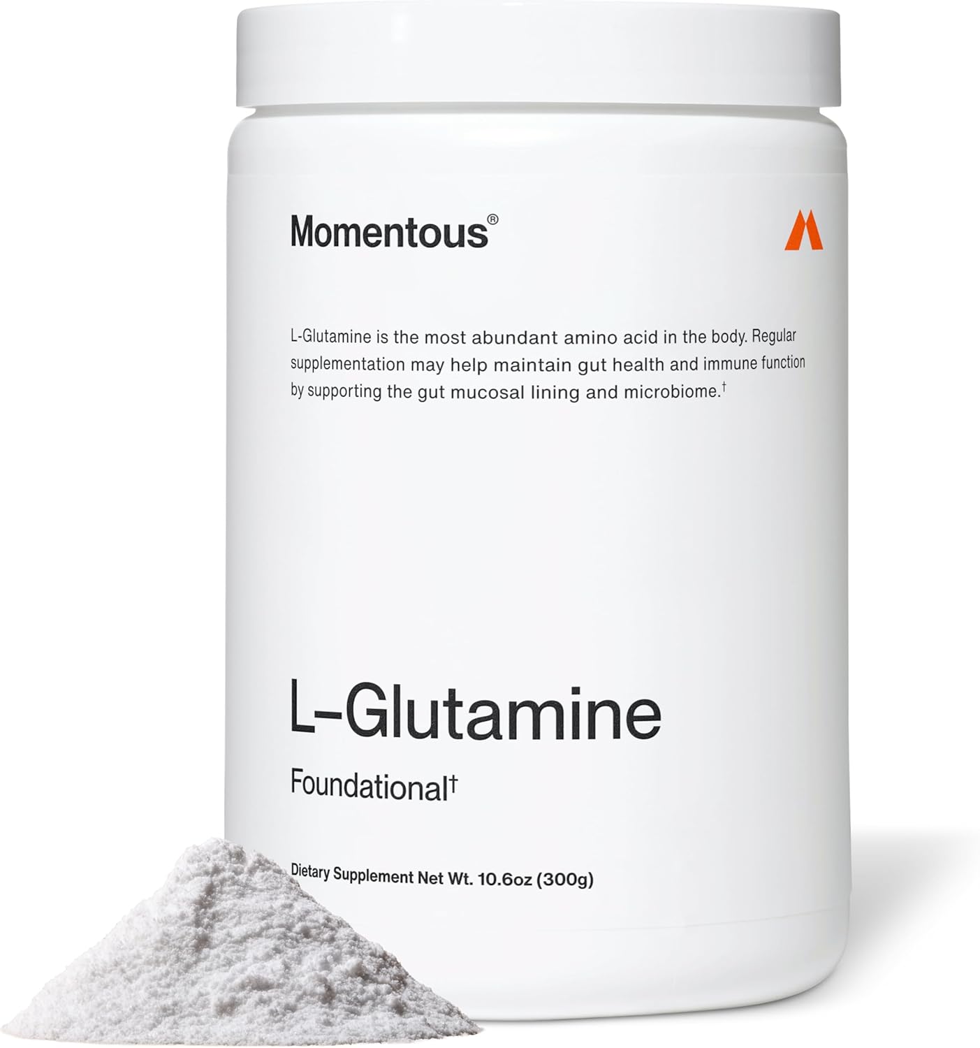 Momentous L-Glutamine Powder - Gut Health & Muscle Recovery 60 Servings ABD MENŞEİ