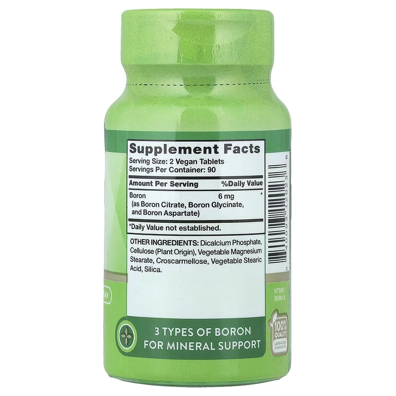 Nature's Truth Boron Citrate Boron Glycinate and Boron Aspartate Complex Triple Action  180 Tablet - Galeri