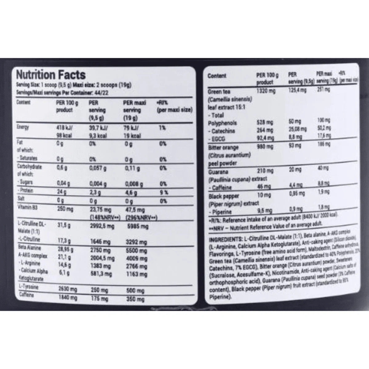 Army1 Bazooka Ripped Fat Burner PreWorkout 40 servis Made in Germany - Galeri