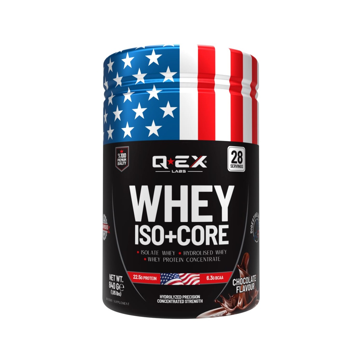 Qex Labs Iso+Core Whey Protein 840 Gr