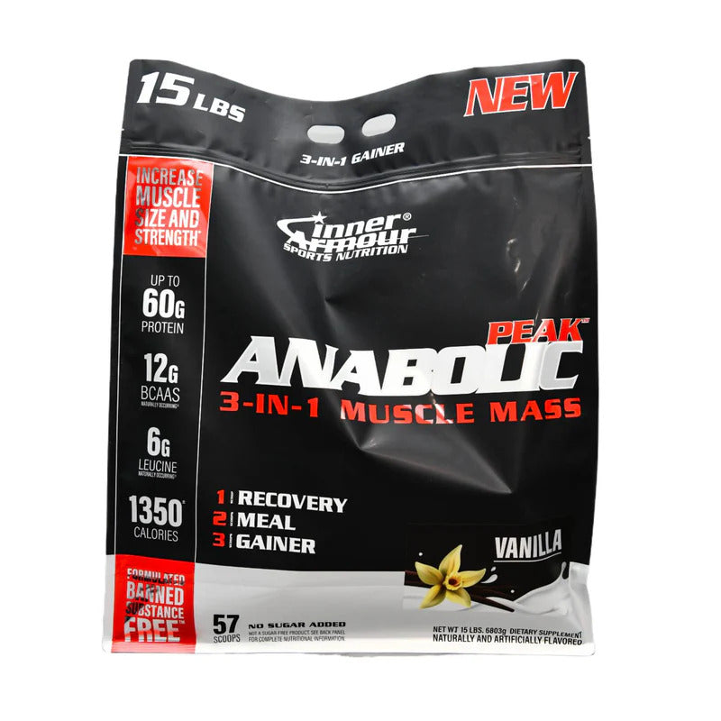 Inner Armour Anabolic Mass Anabolic Peak 3-in-1 Muscle Mass Gainer 7 kg - 57 SERVİS - Galeri