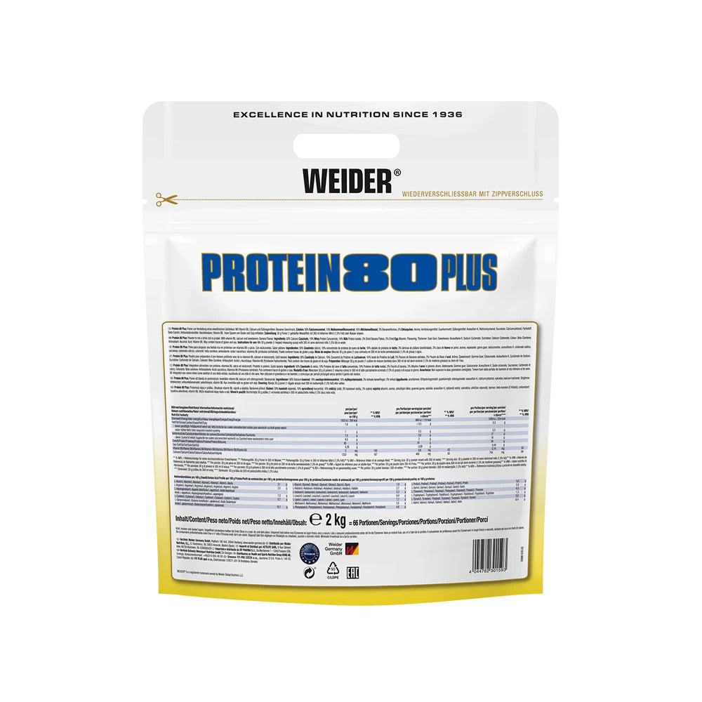 Weider Kazein İzole Whey Protein 80 Plus 2 Kg 66 Servis - Galeri