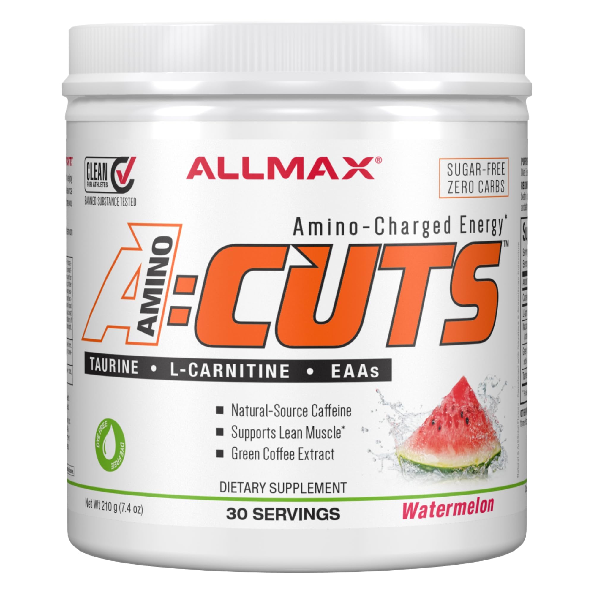 ALLMAX Nutrition AMINO EAA ANİMAL CUTS (L-CARNİTİNE+GREEN COFFEE+TAURİNE) 30 SERVİS AROMALI TOZ FORM - Galeri