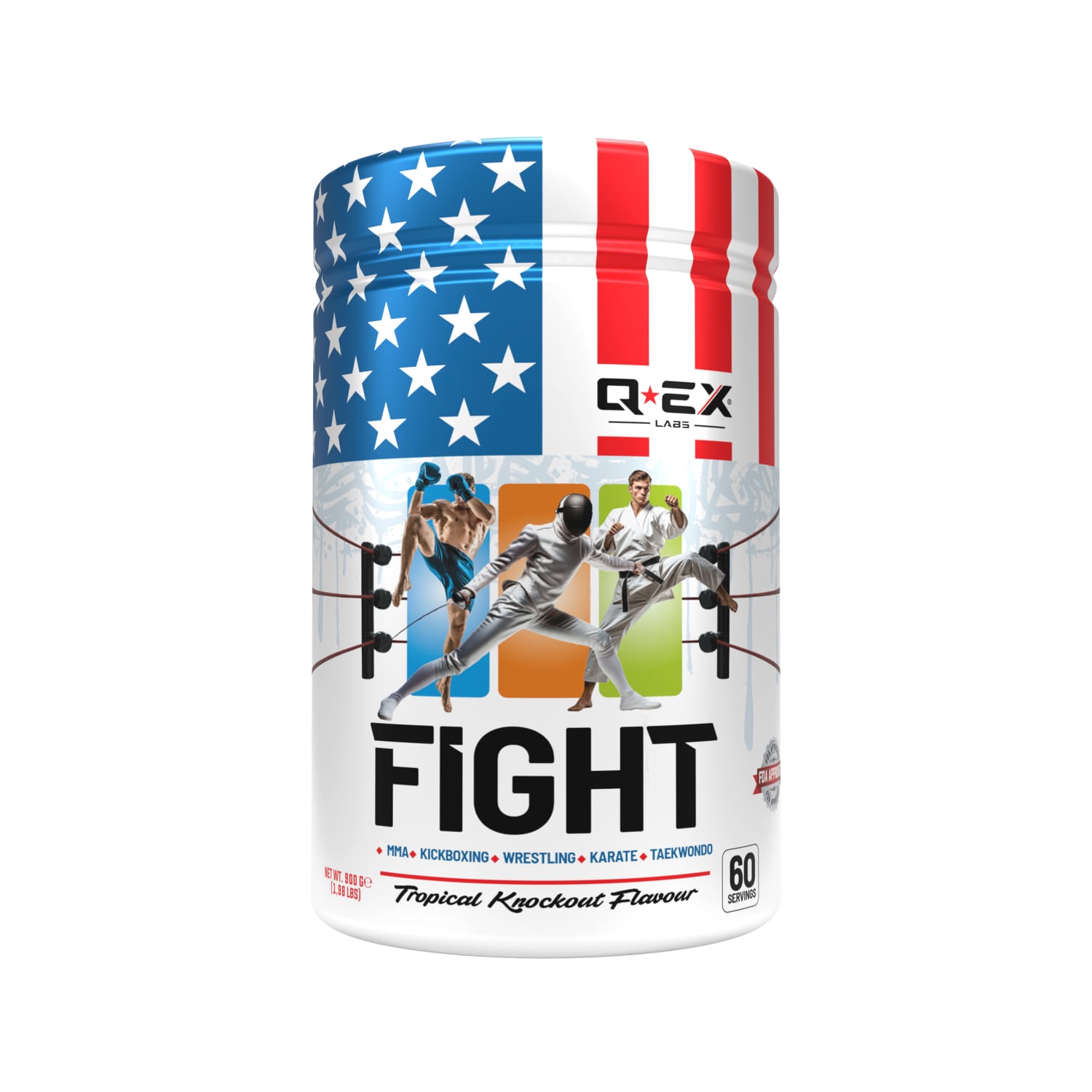 Qex Labs Fight 900 Gr 60 Servis