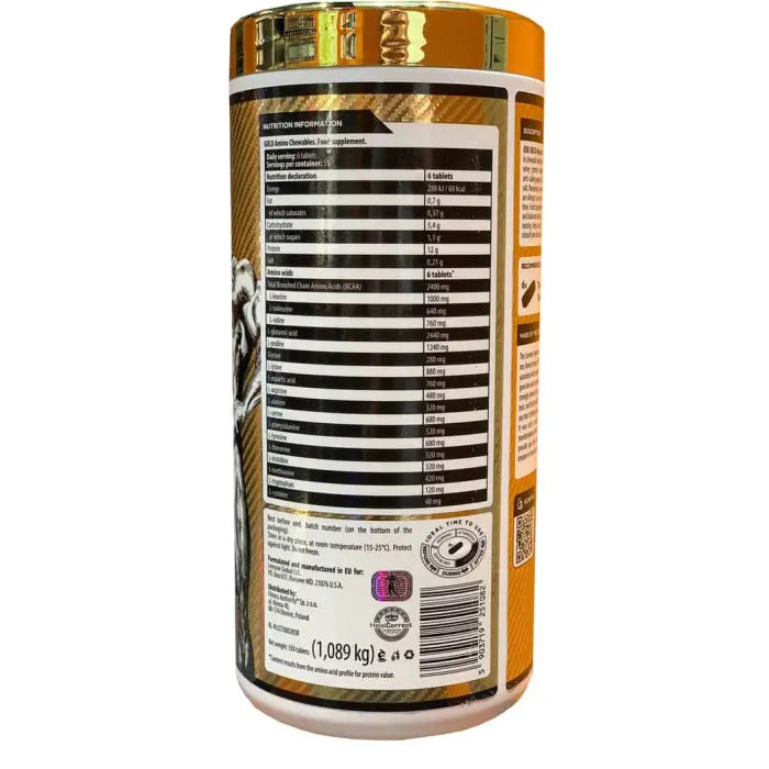 Kevin Levrone Gold Amino Chewstablet 1 kg - 55 SERVİS - Galeri