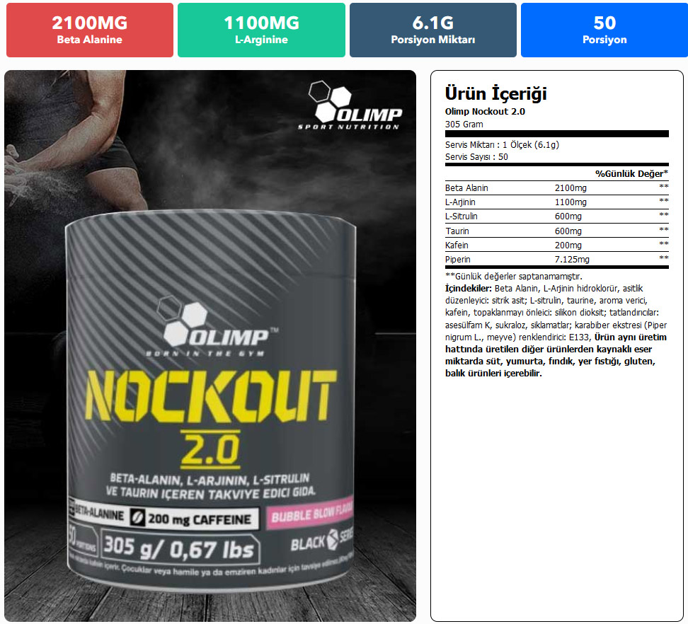 Olimp Nockout 2 0 305 Gr - Galeri