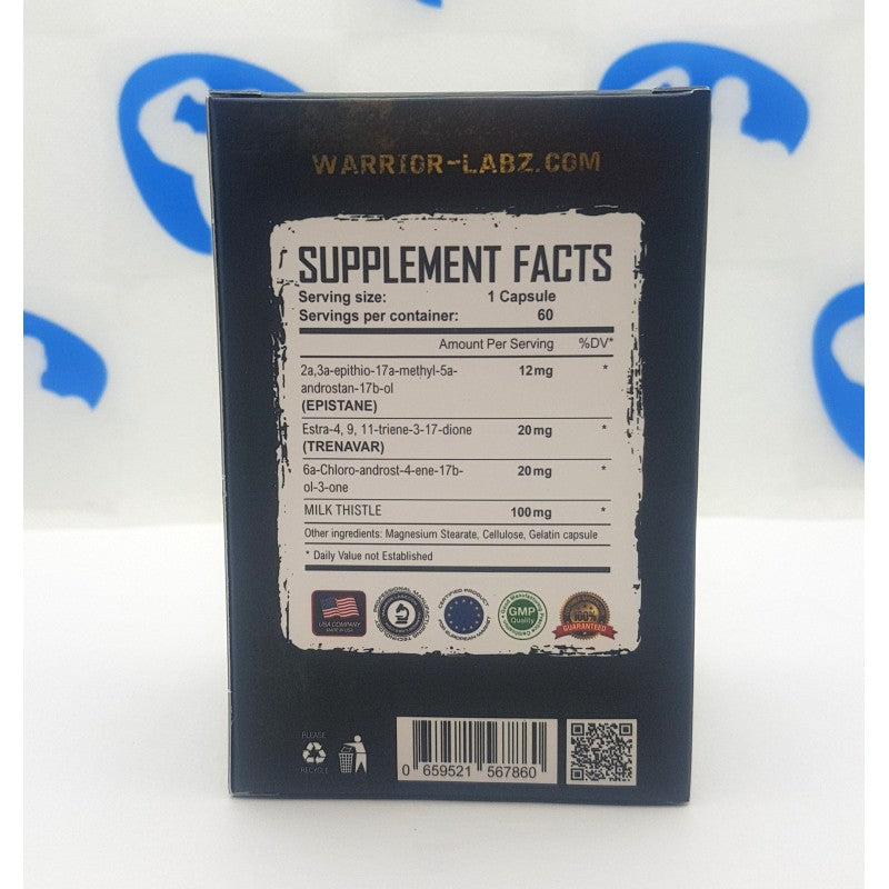 Warrior labs Epitren6 Trenavar & Epistane 60 Caps - Galeri