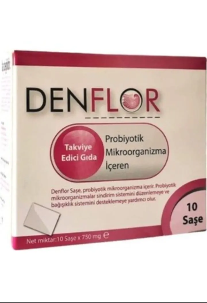 DENFLOR Probiyotik Takviye Edici Gıda (10 şase)