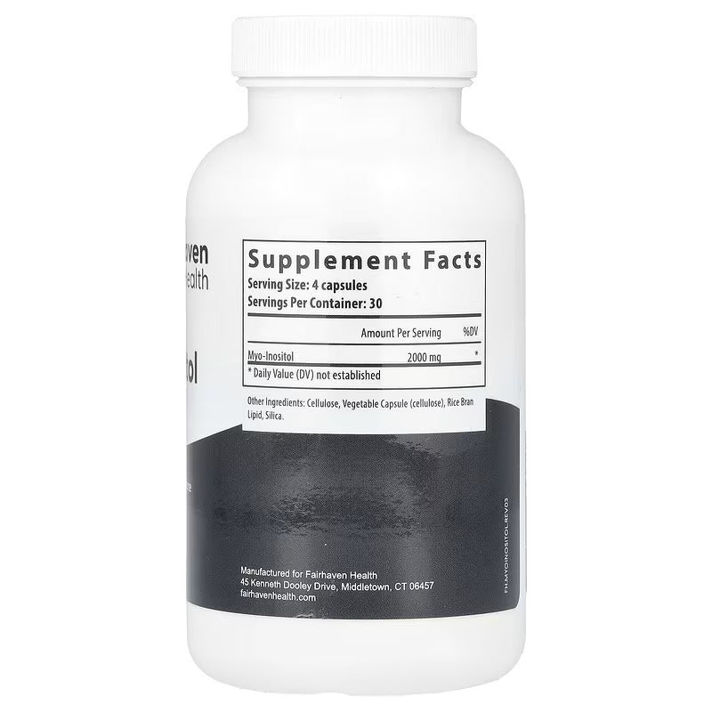 Fairhaven Health, Myo-Inositol, 2,000 mg, 120 Caps - Galeri