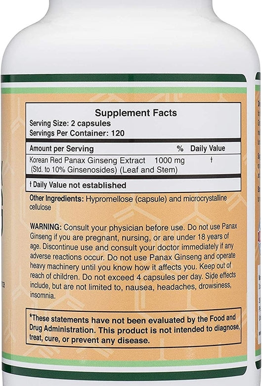 DOUBLE WOOD Korean Panax Ginseng 240 Caps - Galeri