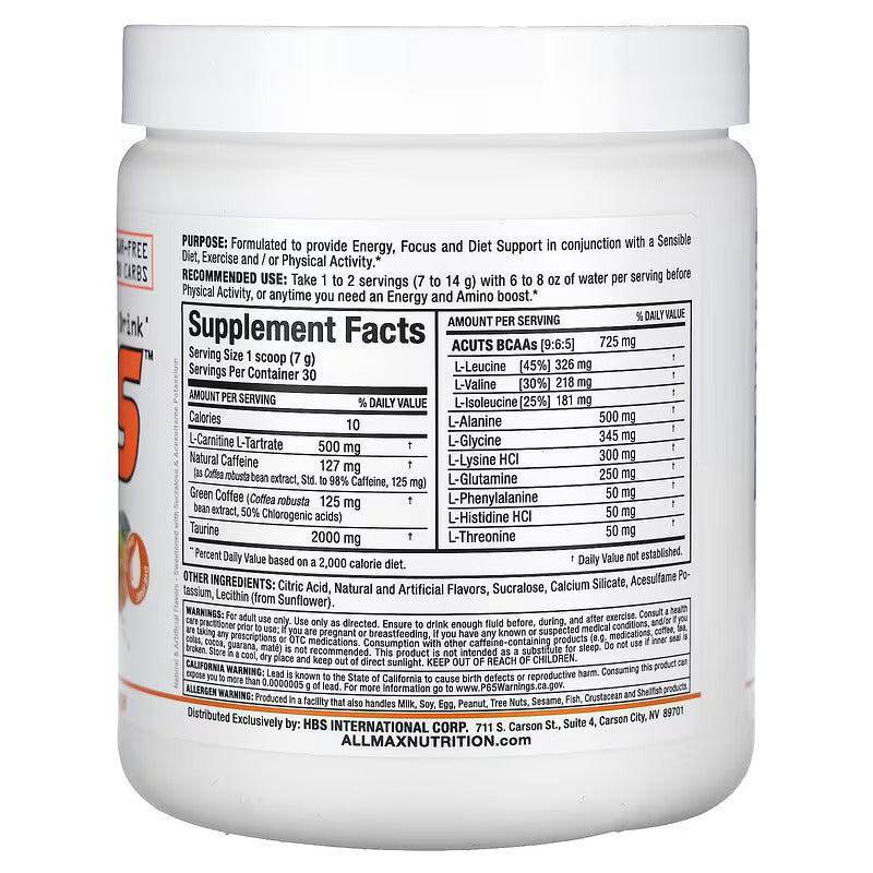 ALLMAX Nutrition AMINO EAA ANİMAL CUTS (L-CARNİTİNE+GREEN COFFEE+TAURİNE) 30 SERVİS AROMALI TOZ FORM - Galeri