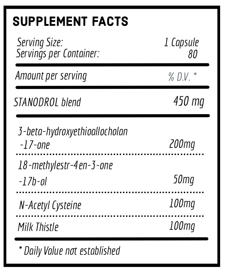 Swiss Pharma Stanodrol 450 mg NAC, Milk Thistle 80 Kapsül - Galeri
