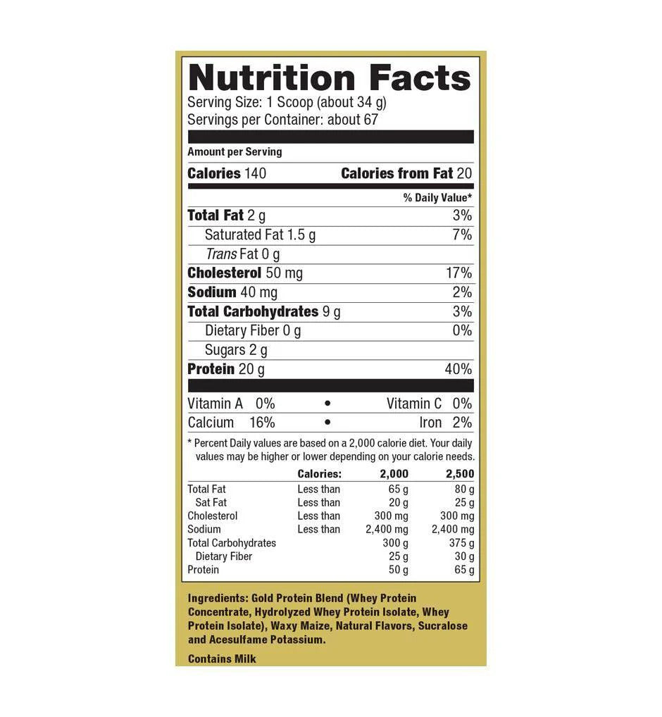Ultimate Nutrition Whey Gold Protein 2,27 Kg - Galeri