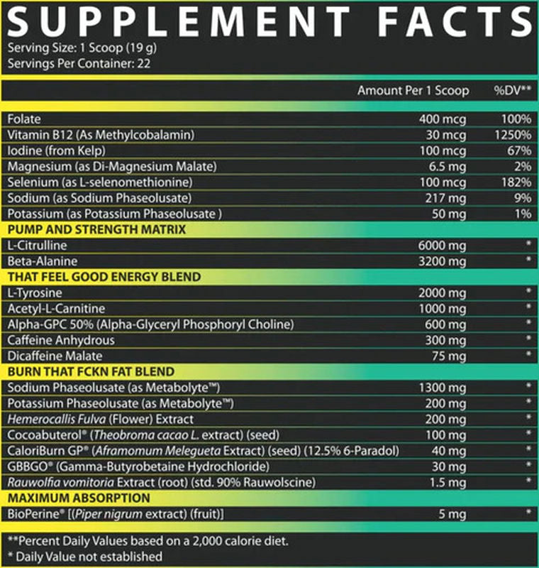 Nutrex Outlift Burn Clinically Dosed Fat Burning PreWorkout - Galeri