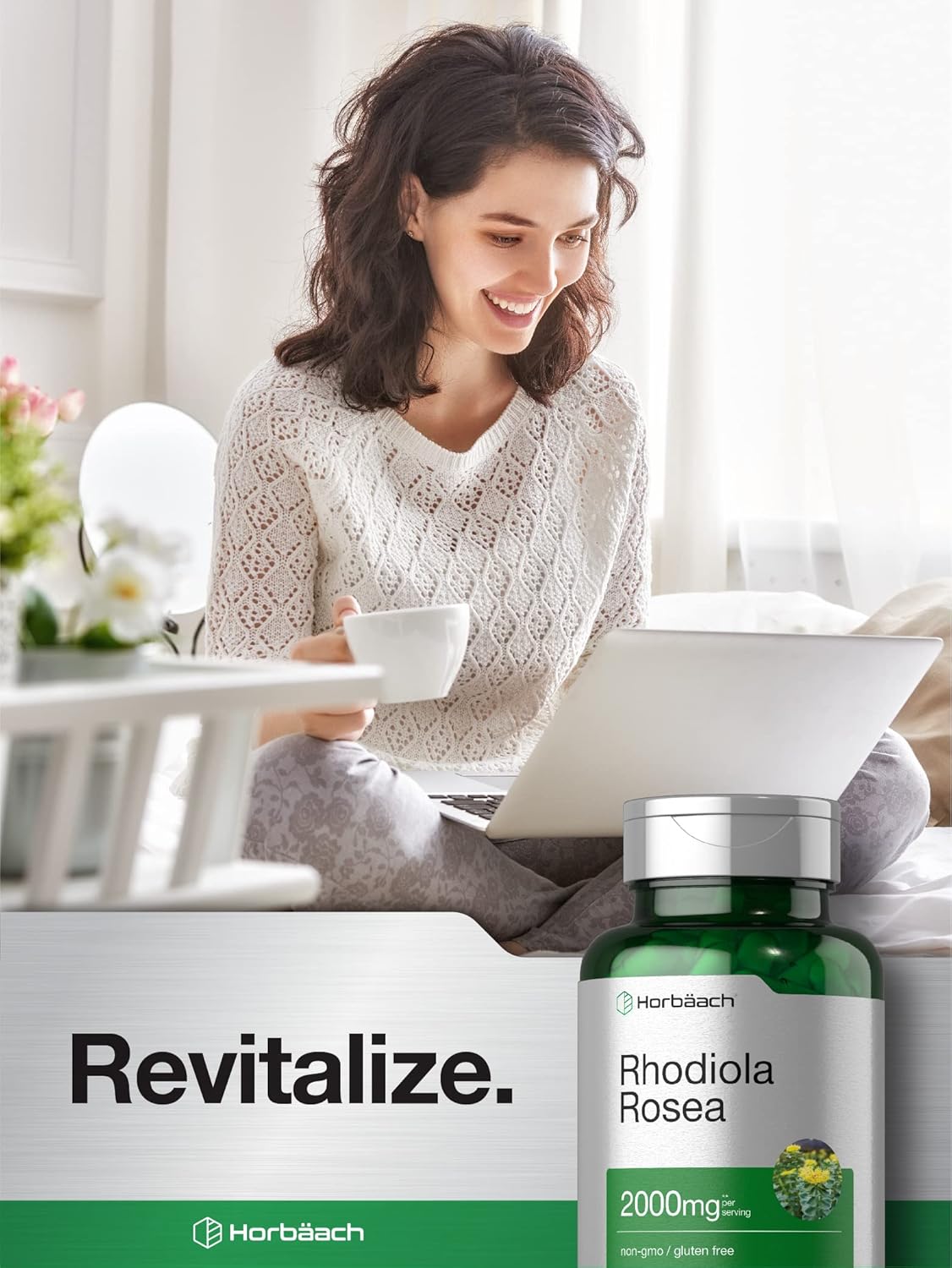 Horbäach Rhodiola Rosea 2000mg 180 Caps - Galeri