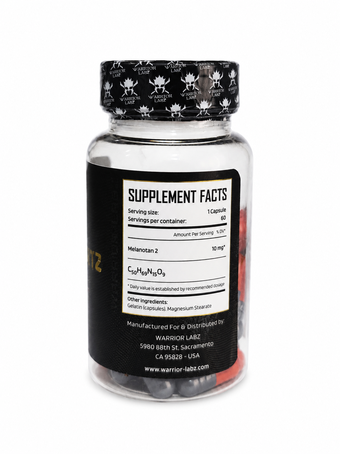 Warrior Labs Melanotan 2 10 mg 60 Caps - Galeri