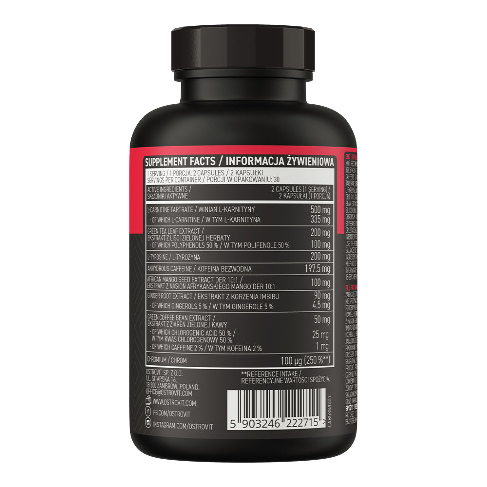 OstroVit Fat Burner+L-Carnitine for women 60 capsules-Bayanlara özel - Galeri