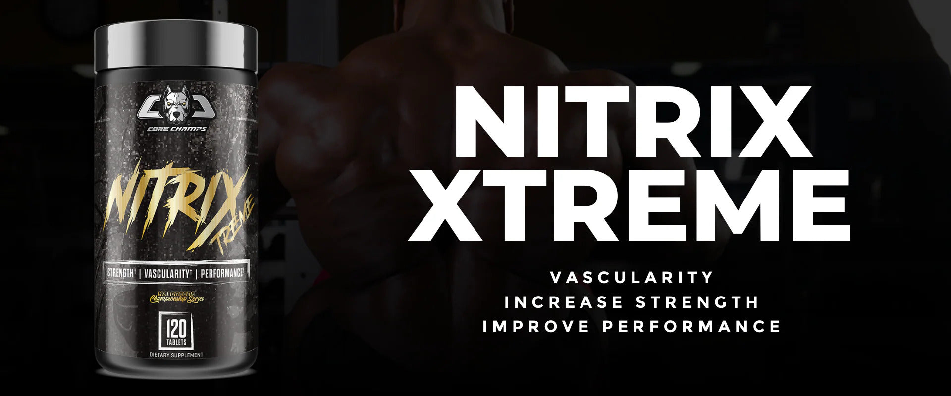Core Champs Nitric Oxide Arginine&Citrulline Agmatine Muscle Pumps, Energy & Performance 120 Tablet - Galeri
