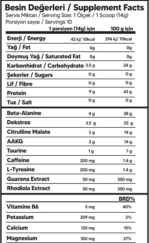 Proftein Furious Pre-Workout Shot - Galeri