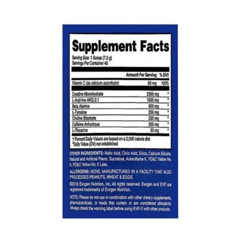 Evogen Evp X Preworkout 40 Servis - Galeri