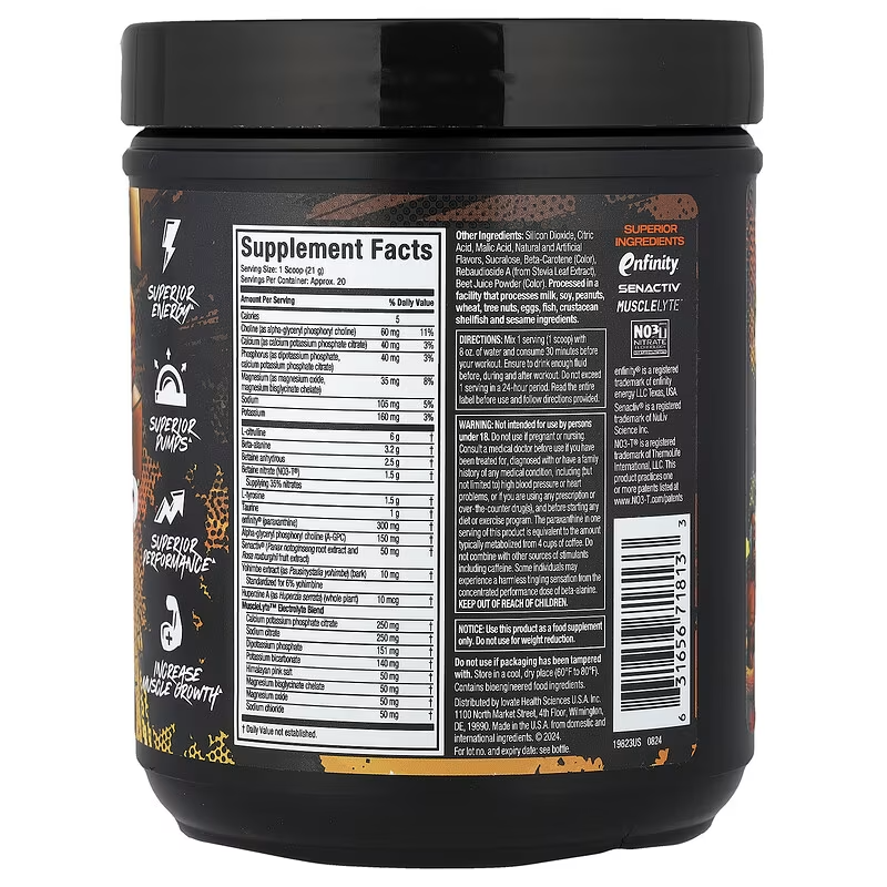 MuscleTech Euphorio PreWorkout Powder 350 Gram - Galeri
