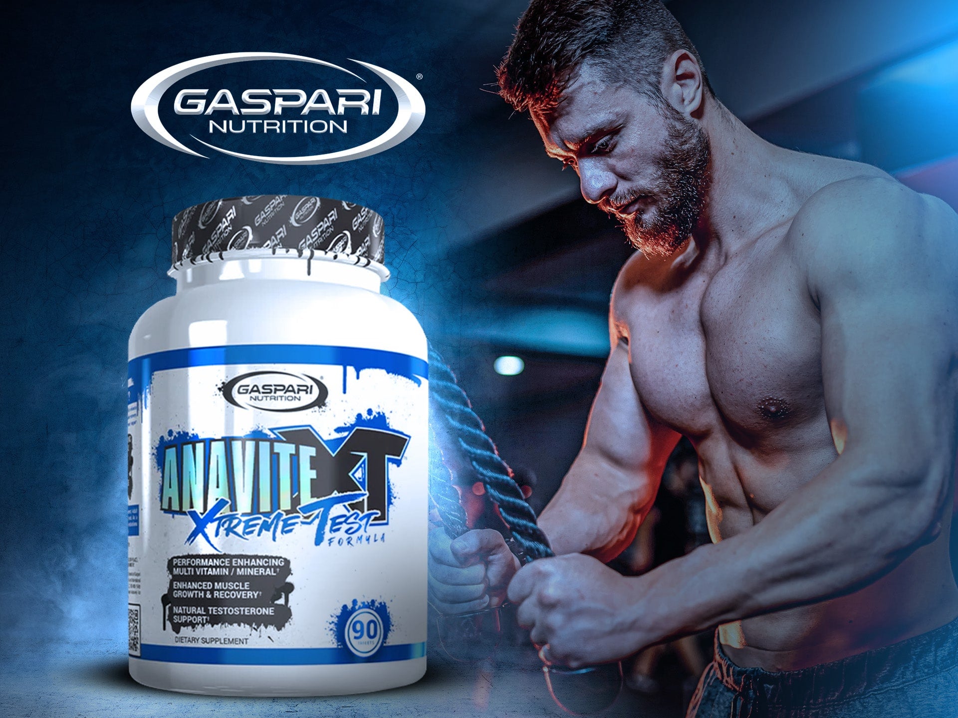 Gaspari Anavite XT-Sports Multi vitamin Extreme Tribulus Test Booster Gh(Growth) 90 Caps - Galeri