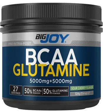 BIGJOY SPORTS-BIG2 BCAA + GLUTAMINE VİŞNE 324g