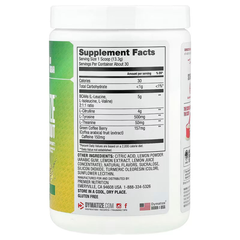 Dymatize Energyze PreWorkout With Bcaa 400 gr - Galeri
