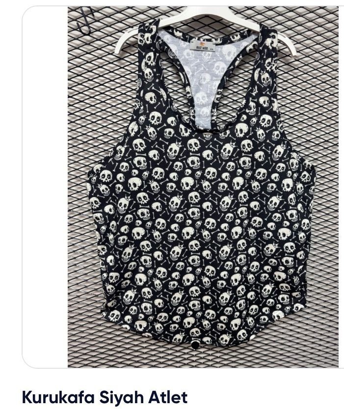 Kuru Kafa Baskılı Siyah Beast Mode Atlet