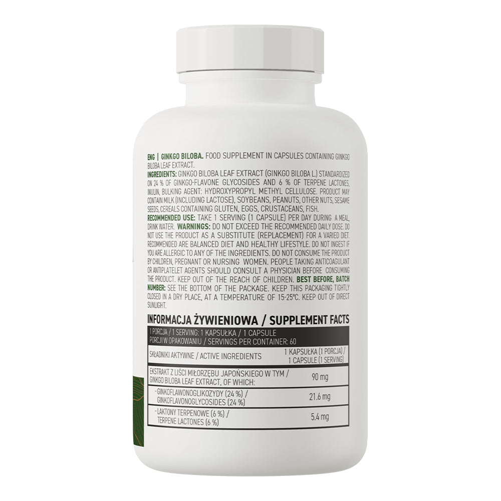 OstroVit Ginkgo Biloba VEGE 60 capsules - Galeri