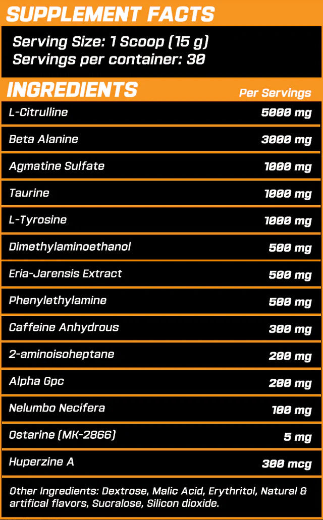 GRIMLABS REAPER RESURRECTION DEMON BREW 30 SERVINGS PREWORKOUT+MK2866 OSTARİNE - Galeri