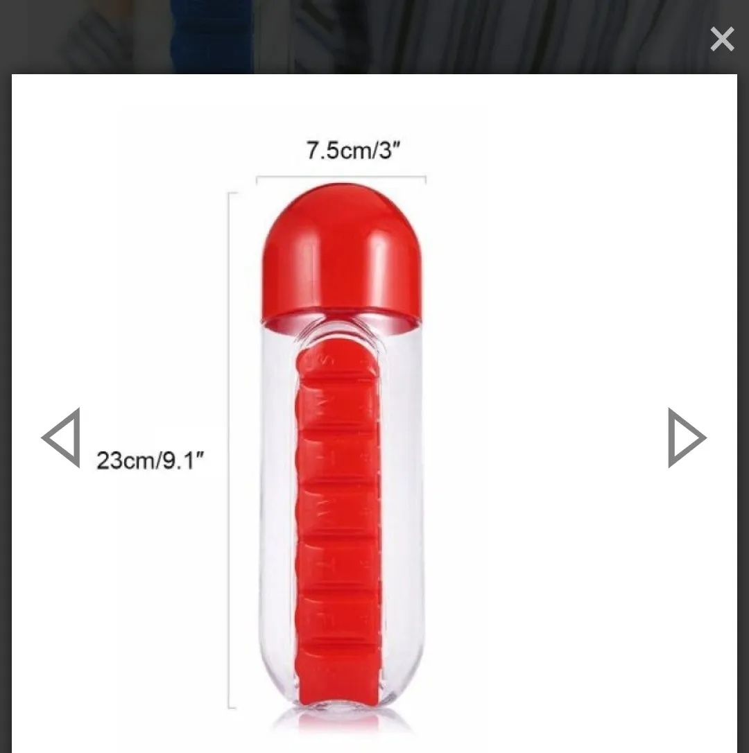 Pillbox Su Matarası