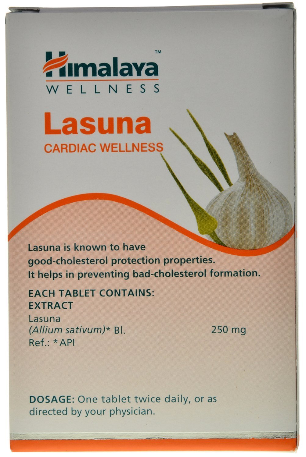 Himalaya Lasuna Cardiac Garlic Regulates Cholesterol 60 Tablet - Galeri